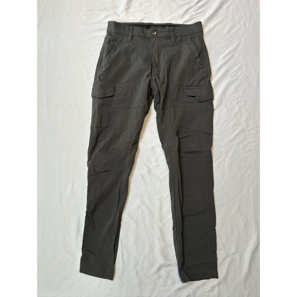 Projek Raw Classic Fit Pants Mens 30x28 Gray Cargo Stretch Tapered Casual